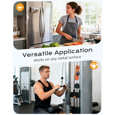 Dawinga Magnetic Golf Cart Phone Holder, Strong Magnet Phone Mount Compatible with MagSafe iPhone 12-17 and Android, Fits EZGO, Club Car, Yamaha, Golf Cart Accessories Gift for Golfers Men Women